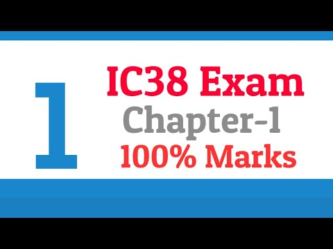 IC38 IRDA exam latest news.. mock test Chapter-1