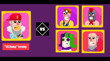 Bowmasters:Lil Dump Jermy vs Lil Dump Jermy,Leoniads,Jackhammer,Badgirl