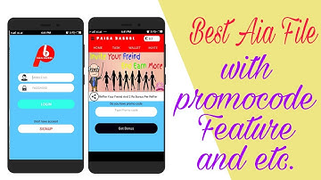 High Quality Earning App Aia File || Task Earning App Aia File with promocode || Appybuilder
