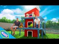 We Made a 3 Story Dog House in J-Fred’s Backyard!!