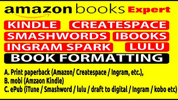 Amazon & IngramSpark Book Formatting | Kindle | EPUB | Typesetting