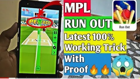 Mpl runout trick || mpl runout wind trick || runout hack or trick || must watch