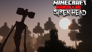 The NEW SIREN HEAD MOD is HORRIFYING.. Minecraft Hardcore