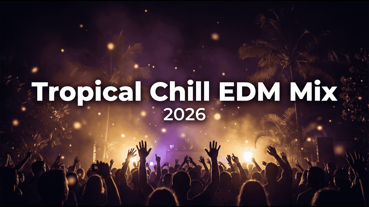 Tropical Chill EDM Mix 2026 | Relaxing Sunset Vibes & Melodic Electronic Music