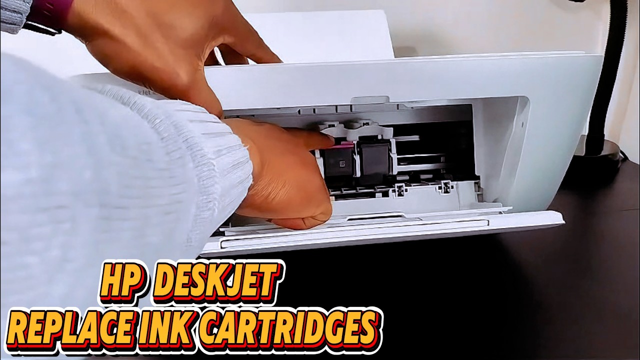 HP Deskjet 2710e: How to Replace Ink Cartridges (Easy Step-by-Step ...