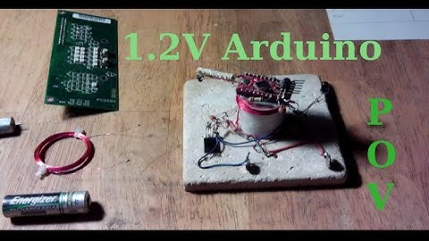1.2V Wireless Electric Arduino POV