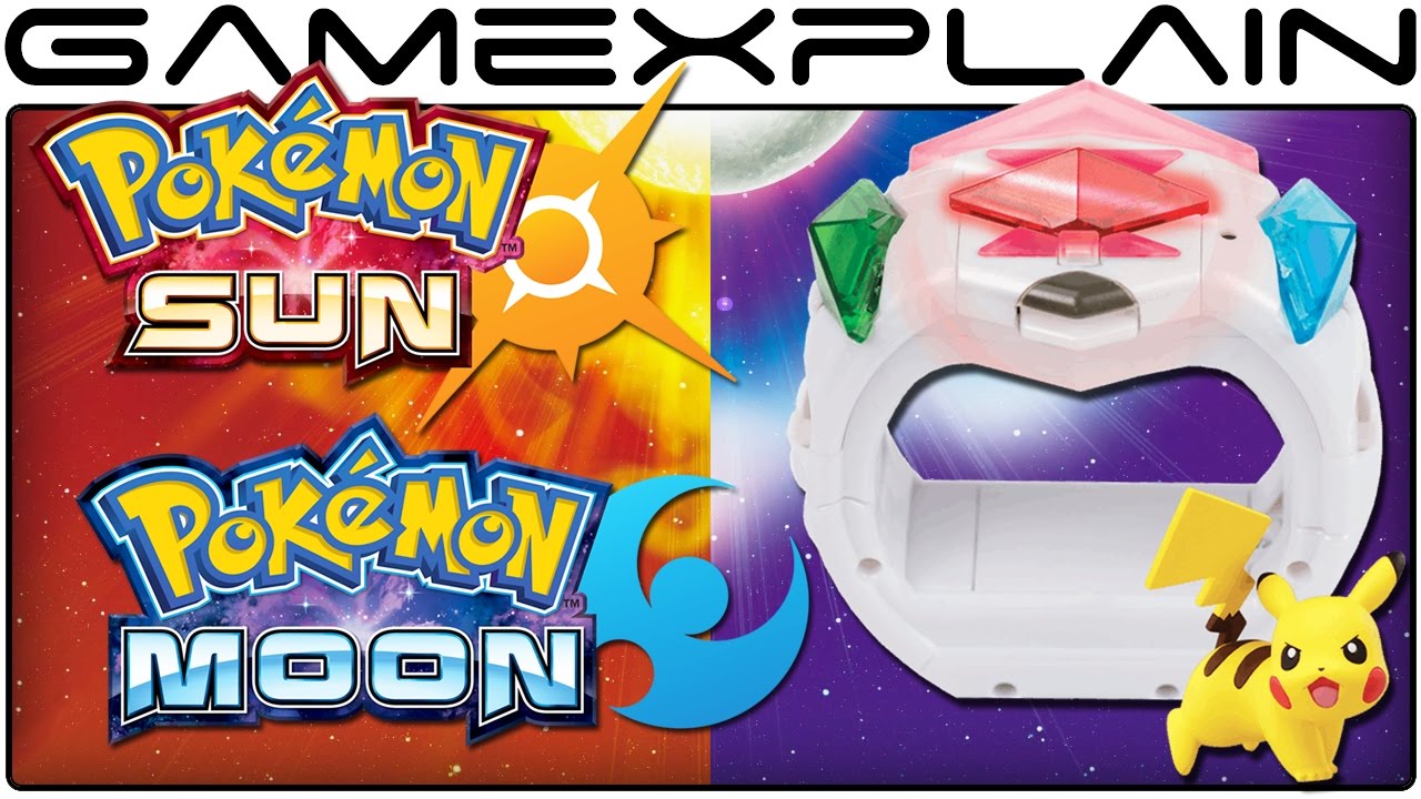Pokémon Sun & Moon - Playing with the Z-Ring Toy 