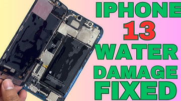 How to fix your iPhone 13 water damage phone repair