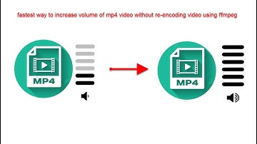 fastest way to increase volume of mp4 video(without re encoding video) using ffmpeg | #mp4 #ffmpeg