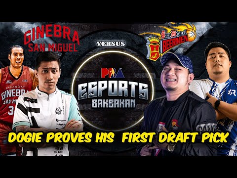 DOGIE VS HYPEBITS | BRGY GINEBRA VS SAN MIGUEL BEERMEN | PBA ESPORTS BAKBAKAN @MLPlaysz