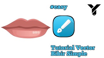 Tutorial Vector Bibir Simple | Infinite Design