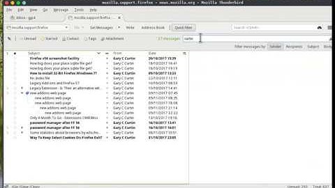 NNTP: threading and sorting in Thunderbird: no problem