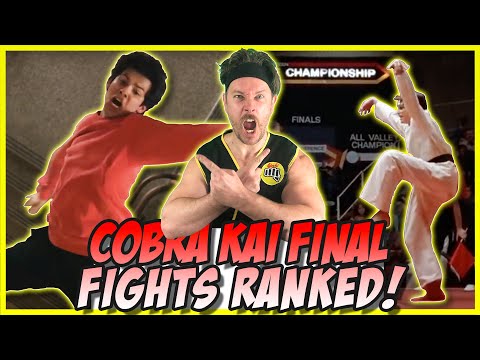 Cobra Kai & Karate Kid Finale Fights Ranked!