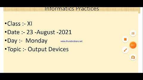 Class XI Informatics Practices 23 08 2021 By Mr  Praveen Singh