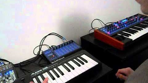 DSI Dave Smith Instruments Evolver Desktop and Keyboard Live