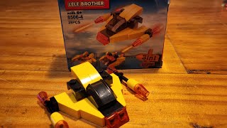 How to build LELE BROTHER 8506-4 airplane.