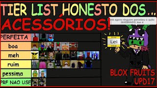 BLOX FRUITS: TIER LIST DE MELHORES (E PIORES) FRUTAS DO JOGO (One