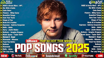 Bruno Mars, Rihanna, Maroon 5, Zayn, Adele, Dua Lipa, Ed Sheeran, Selena Gomez ❄️ Billboard Hot 100