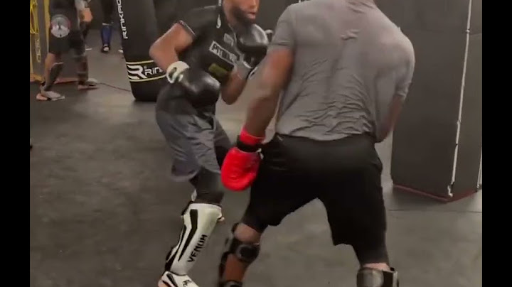Sparring Cédric Doumbé vs Salahdine Parnasse