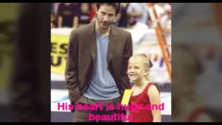 How sweet Keanu Reeves to his little fans