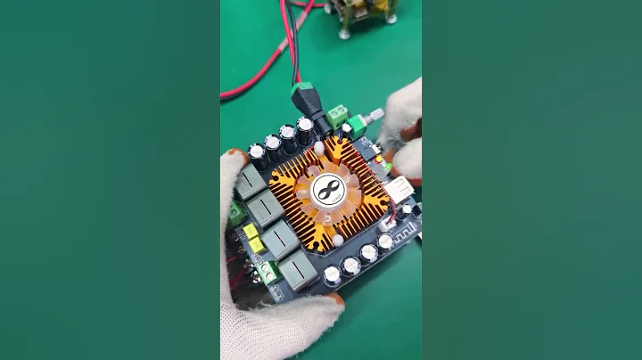 TDA7498E Bluetooth 5.0 digital dual-channel 160W power amplifier, 3 inputs, and FM.  #amplifier