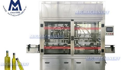 Olive Oil Filling Machine: how to fill olive oil into bottles automatically (1800 bottles/h)
