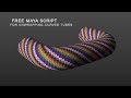 Free Maya Curved Tube Unwrap Script