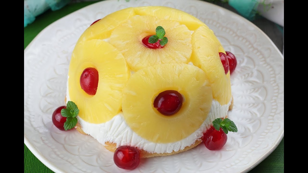 Semifreddo all'ananas - facile, veloce e buonissimo