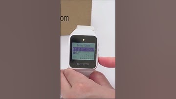 Watch Receiver Wireless Waiter Call System ~ Restaurant Pager Customer Service #shorts
