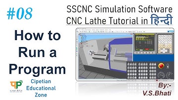 How to Run a Program || SSCNC SIMULATION SOFTWARE || in Hindi