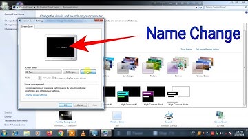 How to Change Screen Saver Name on Windows 7 | windows 7 screensaver change kaise karen | 2025