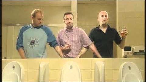 Not Going Out & The Sketch Show - Lee Mack Urinal Sketch with Tim Vine & Jim Tavaré - HILARIOUS