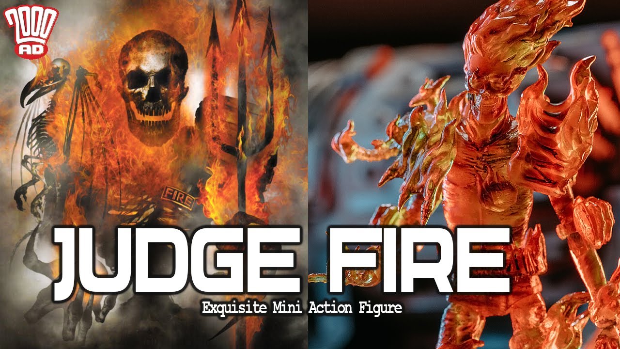 Judge Fire Action Figure 2000AD by Hiya Toys YouTube