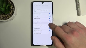How to Enable / Disable Touch Vibration on SAMSUNG Galaxy A41