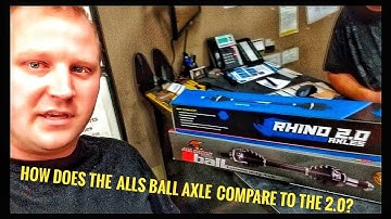 SXS Videos Trying a new axle! Alls Ball 8 Ball "Heavy Duty"