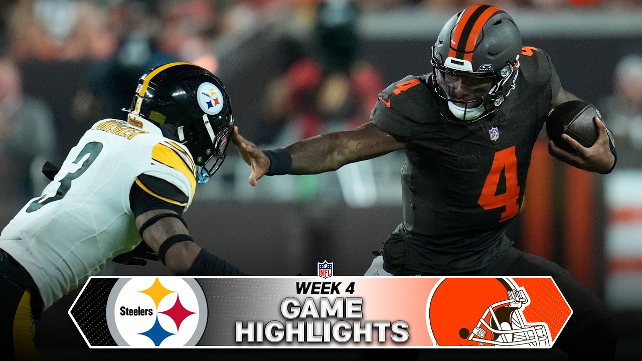 [NFL] Pittsburgh Steelers vs Cleveland Browns Game Highlights | 2026 NFL Season Week 4