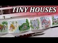 TINY HOUSE CHALLENGE // 18 watercolor paintings // miniature Hahnemühle ZigZag accordion sketchbook