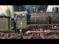 Модель паровоза на настоящем пару. Live Steam engine. Train. HD.