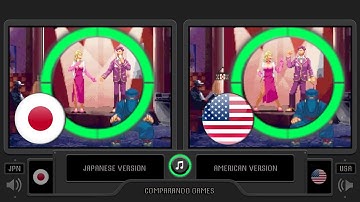 Regional Differences [35] Power Instinct Matrimelee (Arcade) Side by Side (Region Comparison)