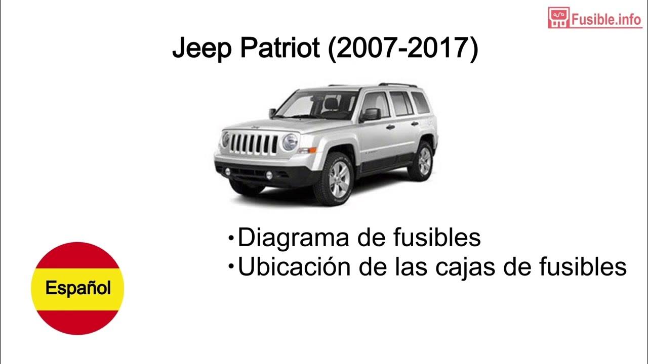 Diagrama de fusibles Jeep Patriot (2007-2017) - YouTube