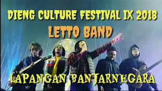 DIENG CULTURE FESTIVAL IX 2018 ' LETTO BAND ' LAPANGAN BANJARNEGARA