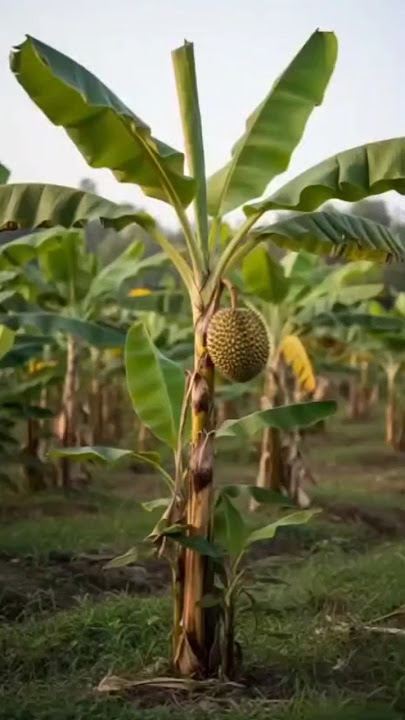pohon pisang berbuah durian #reels #fyp