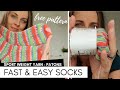 Fast and easy socks free pattern knitted by knittingilove