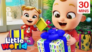 Christmas Morning Song | Opening Gifts | + More Kids Songs & Nursery Rhymes by Little World