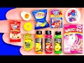 Diy miniature food realistic hacks and crafts collection   2024 19