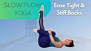 Relaxing Yoga for Back Pain Relief || Slow Flow Yoga for back pain