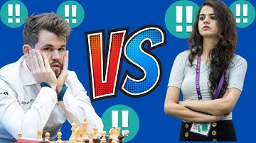 Pretty chess game 10, Magnus Carlsen vs Tania Sachdev