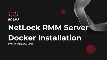 NetLock RMM Docker Server Installation Walkthrough