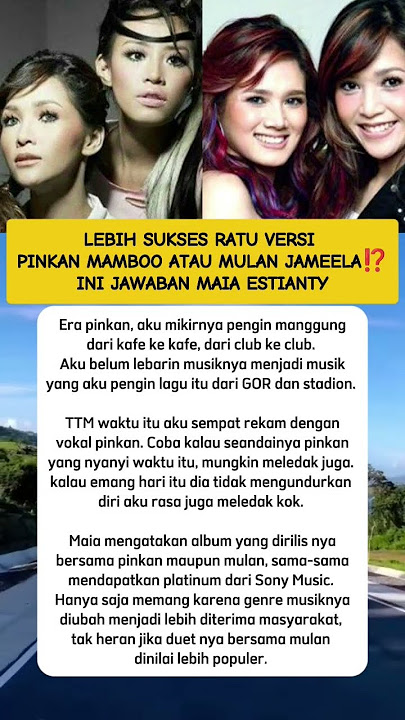 Lebih sukses Ratu versi pinkan mamboo atau mulan jameela⁉️#shorts #artist #fyp #love #shortvideo