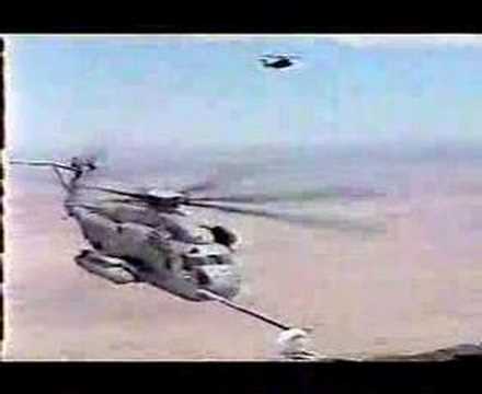 Mid-air re-fueling gone wrong